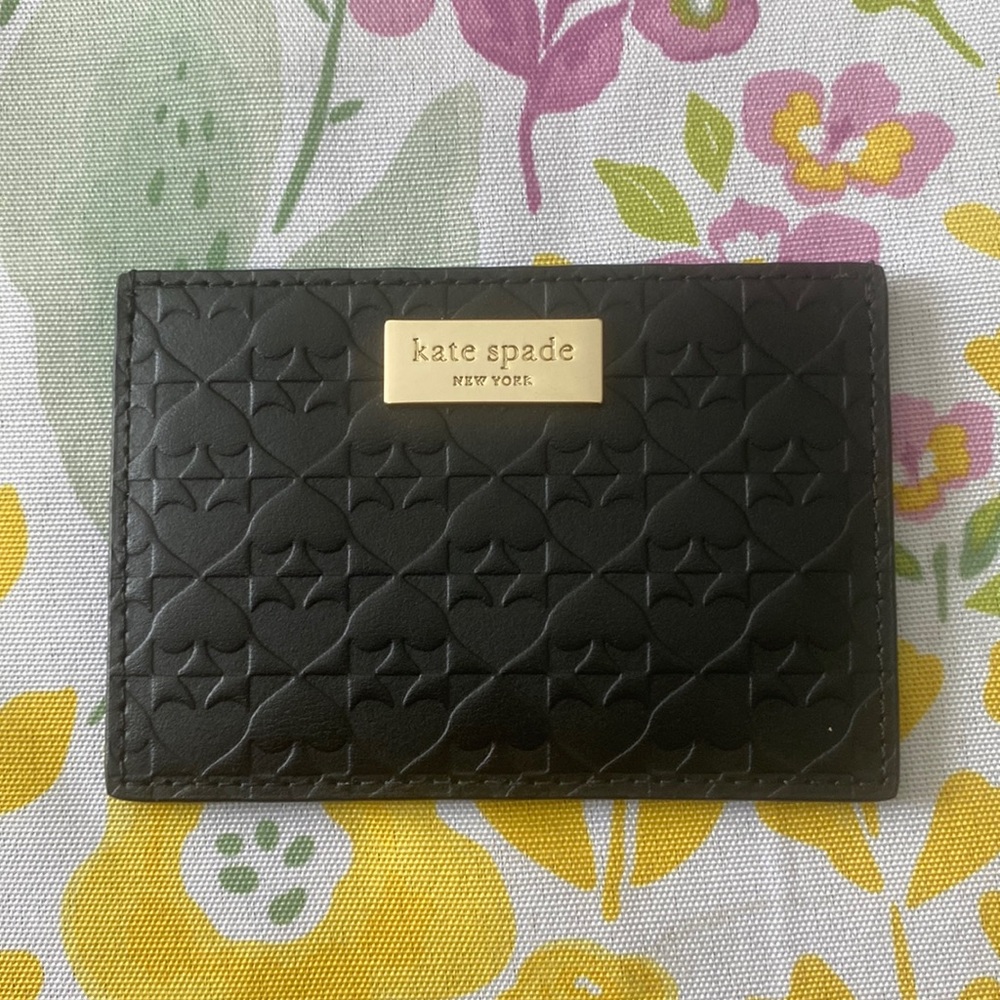 Kate Spade Penn Place Embossed Cardholder.